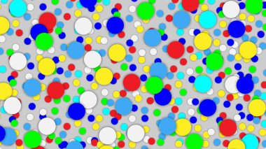 Arkaplanda soyut renkli çember kaplama deseni. Renkler yuvarlak pankart.