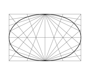 Geometrik dünya küresi tasarım vektör şablonu