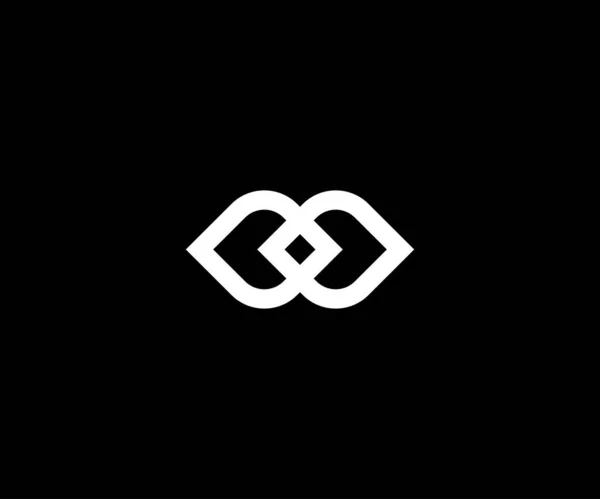 Símbolo Infinito Logotipo Ilimitado — Vetor de Stock