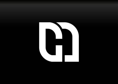 Monogram Harf CJ Logo Tasarım Vektör Şablonu.