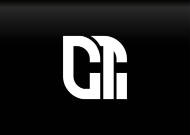  Monogram Harfli Tomografi Logo Tasarım Vektör Şablonu.