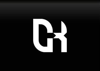 Monogram Harf CX Logo Tasarım vektör şablonu
