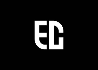 Monogram Harf AK Logo Tasarım vektör şablonu