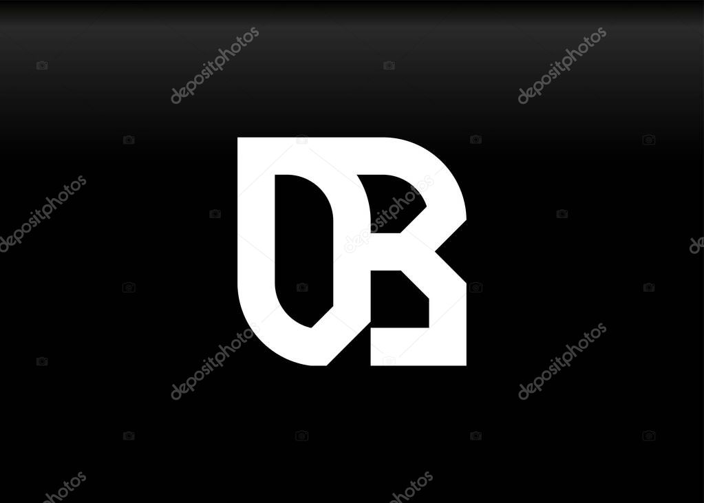 Monogram Letter DB Logo Design vector template,