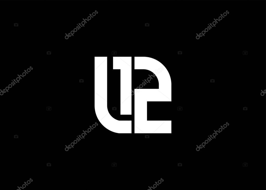 Monogram Letter LZ Logo Design vector template