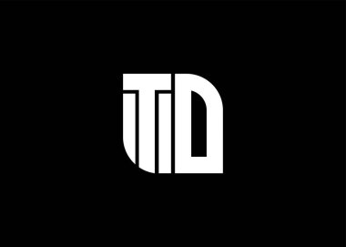 Logo Tasarım Şablonu 'na Monogram Mektubu