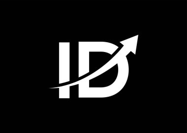 Basit asgari harf ID ok logosu