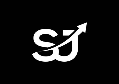 Basit küçük harf SJ ok logosu.