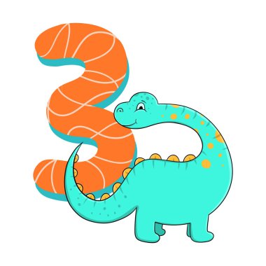 Şirin Mutlu Bebek Dinazoru, Numarası, Vektör İllüzyonu