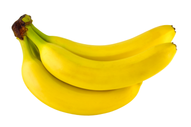 Beyaz arka planda soyutlanmış olgun muzlar.