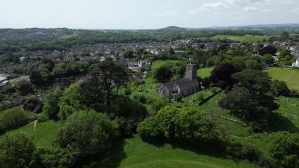 Highweek Newton Abbot South Devon Anglia Drone Aerial Views Drone — Wideo stockowe
