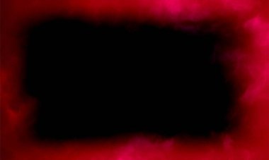 Arka planda renkli duman. Siyah arkaplanda renkli bulutlar olan soyut arkaplan  