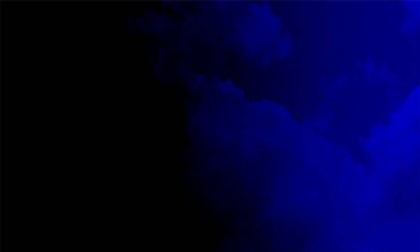 Arka planda renkli duman. Siyah arkaplanda renkli bulutlar olan soyut arkaplan  