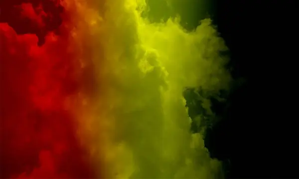 Arka planda renkli duman. Siyah arkaplanda renkli bulutlar olan soyut arkaplan  