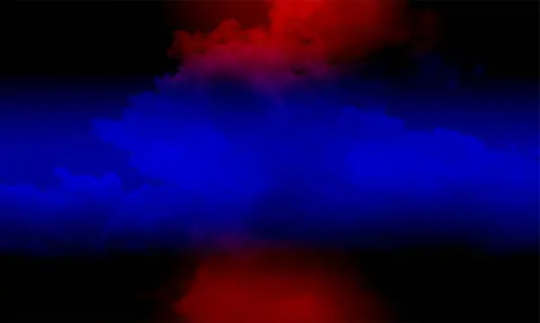 Arka planda renkli duman. Siyah arkaplanda renkli bulutlar olan soyut arkaplan  