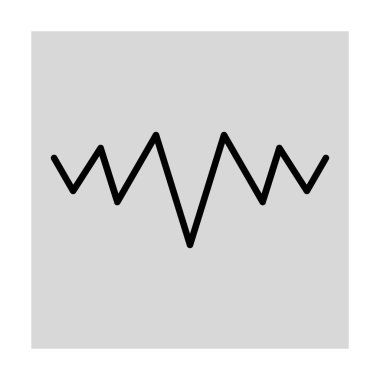 Siyah beyaz çizginin simgesi