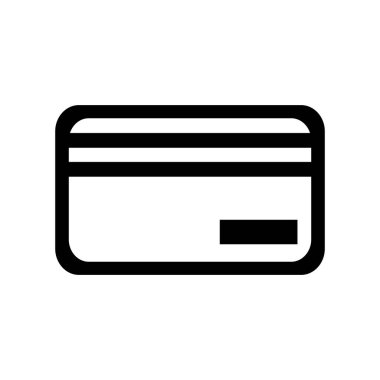 Kredi kartı sembolü vektör illüstrasyon tasarımı