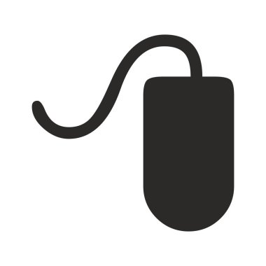 Bilgisayar fare simgesi beyaz arka plan üzerinde