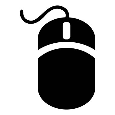 Bilgisayar fare simgesi beyaz arka plan üzerinde