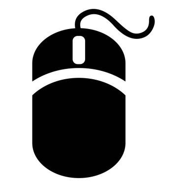 Bilgisayar fare simgesi beyaz arka plan üzerinde