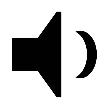 ses simgesi, vektör illüstrasyonu