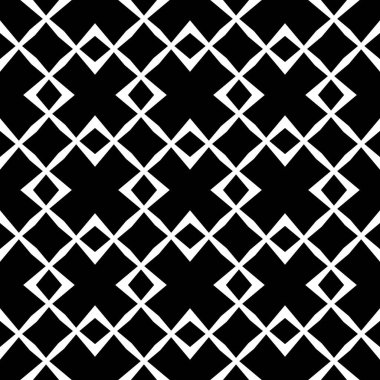 Çizgili soyut geometrik desen. Kusursuz bir arkaplan. Siyah ve beyaz desen. Soyut, klasik, dikişsiz duvar kağıdı deseni. Modern stil dokusu. Tekrarlayan geometrik desenler senli karolar. Basit kafes tasarımı.