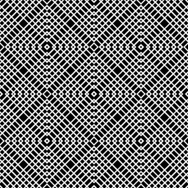 Çizgili soyut geometrik desen. Kusursuz bir arkaplan. Siyah ve beyaz desen. Soyut, klasik, dikişsiz duvar kağıdı deseni. Modern stil dokusu. Tekrarlayan geometrik desenler senli karolar. Basit kafes tasarımı.