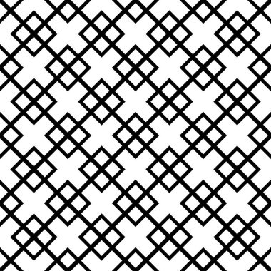 Soyut Siyah Beyaz Kusursuz desen. Kalın çizgili modern stil dokusu. Geometrik soyut arkaplan. Siyah ve beyaz şirin geometrik şekil deseni. Tekrar et. Kusursuz Memphis desenleri.. 