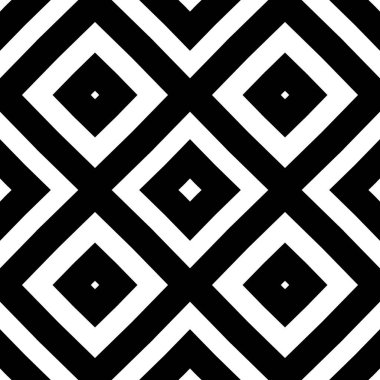 Soyut Siyah Beyaz Dikensiz desen. Kalın çizgili modern stil dokusu. Geometrik soyut arkaplan. Siyah beyaz sevimli geometrik şekil tasarımı. Noktasız tekrarla..