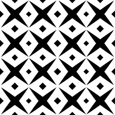 Soyut Siyah Beyaz Kusursuz desen. Kalın çizgili modern stil dokusu. Geometrik soyut arkaplan. Siyah ve beyaz şirin geometrik şekil deseni. Tekrar et. Kusursuz Memphis desenleri.. 