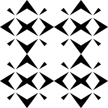 Soyut Siyah Beyaz Kusursuz desen. Kalın çizgili modern stil dokusu. Geometrik soyut arkaplan. Siyah ve beyaz şirin geometrik şekil deseni. Tekrar et. Kusursuz Memphis desenleri.. 