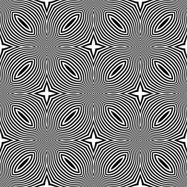 Arkaplanda kesişen çizgilerle soyut geometrik desen. Kusursuz doğrusal raport.Fraktal desen. Arka planı doldurmak için izleyin, lazer oyma ve kesme. Soyut duvar kağıdı çizimi. Soyut klasik geometrik desen arkaplanı