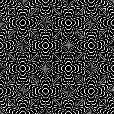 Arkaplanda kesişen çizgilerle soyut geometrik desen. Kusursuz doğrusal raport.Fraktal desen. Arka planı doldurmak için izleyin, lazer oyma ve kesme. Soyut duvar kağıdı çizimi. Soyut klasik geometrik desen arkaplanı