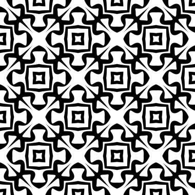 Soyut Kusursuz Tekrarlanmayan Klasik Duvar Kağıdı Desensiz Arkaplan. Modern İskandinav Tarzı. Siyah ve beyaz soyut klasik arkaplan. Soyut doku, tek renkli moda tasarımı. Modern stil grafik geometrik tasarımı.