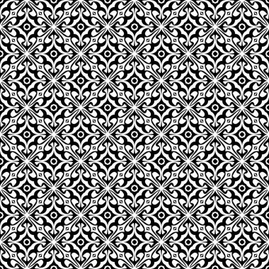 Monokrom geometrik dikişsiz desen. Siyah ve beyaz basit basit geometrik dikişsiz model arka plan. Modern, pürüzsüz geometri kalıpları kareler, siyah ve beyaz soyut arka plan, yastık izi, monokrom desen, hipster moda tasarımı..