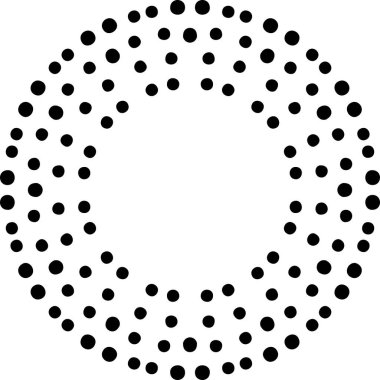 Çiçek desenli vektör geometrik Mandala tasarımı. Beyaz arka planda çiçekli noktalı bir element. Çiçekli elementler, desenli dekoratif resim. Kutlama kartları ve davetiyeler için görüntü. Mandala İlkesi..