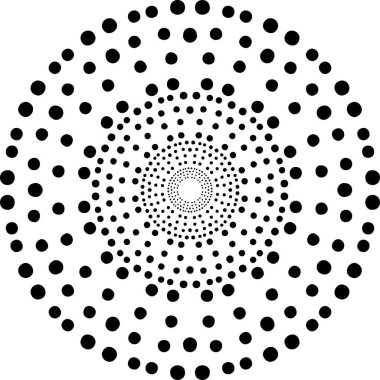 Çiçek desenli vektör geometrik Mandala tasarımı. Beyaz arka planda çiçekli noktalı bir element. Çiçekli elementler, desenli dekoratif resim. Kutlama kartları ve davetiyeler için görüntü. Mandala İlkesi..