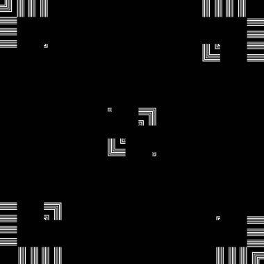 Siyah ve Beyaz Çizgiler Sadece Op Sanat Tasarımı, Vektör Kusursuz Desensiz Arkaplan. Kusursuz tek renkli desen geometrik optik illüzyon. Tek renkli tasarım desenli illüzyon arka planı. Soyut çizgili torsiyon arka planı. Soyut siyah ve beyaz desen..