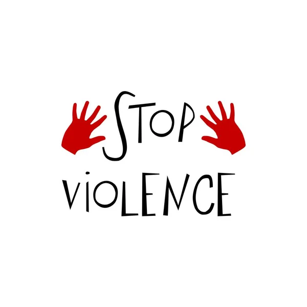Stop Violence Women International Day Elimination Violence Women Illustration — стокове фото