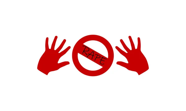 Stop Violence Women International Day Elimination Violence Women Illustration Logo — Stock Photo, Image
