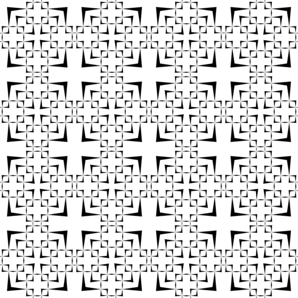 Abstrakt Geometrisk Mønster Med Striber Lines Sømløs Baggrund Sort Hvid - Stock-foto
