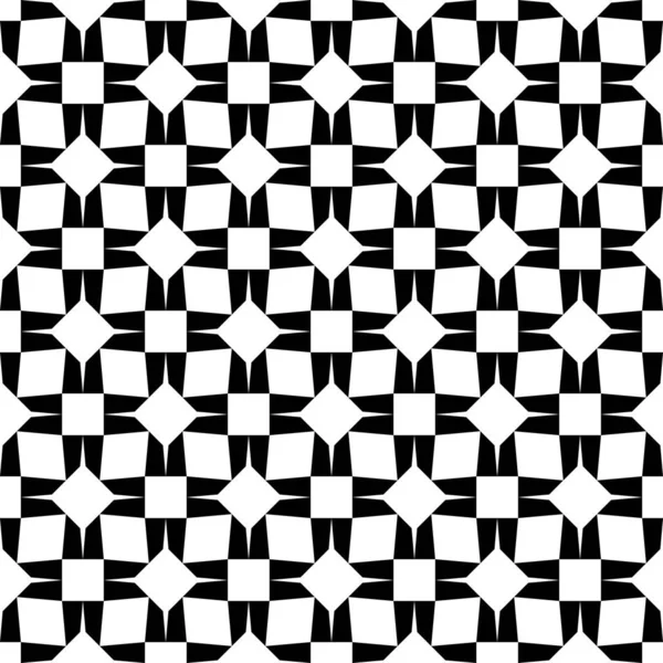 Abstract Geometric Pattern Stripes Lines Seamless Background Black White Texture — Stock Photo, Image