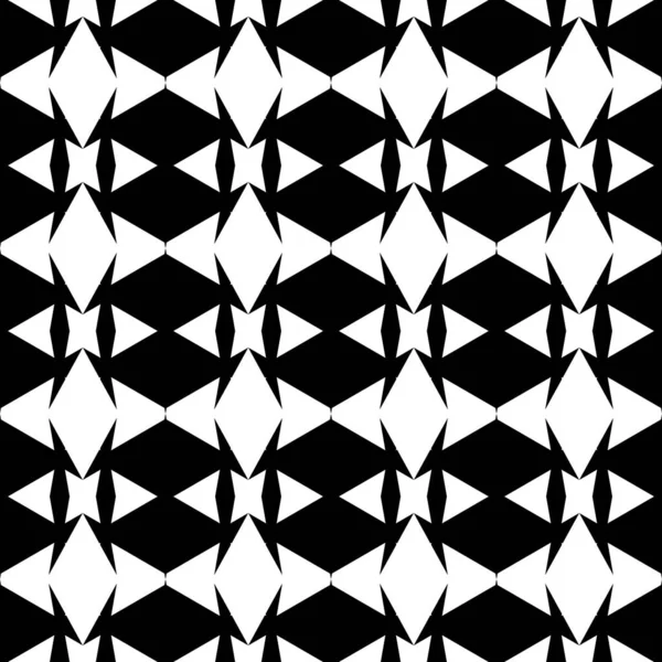 Abstract Geometric Pattern Stripes Lines Seamless Background Black White Texture — Stock Photo, Image