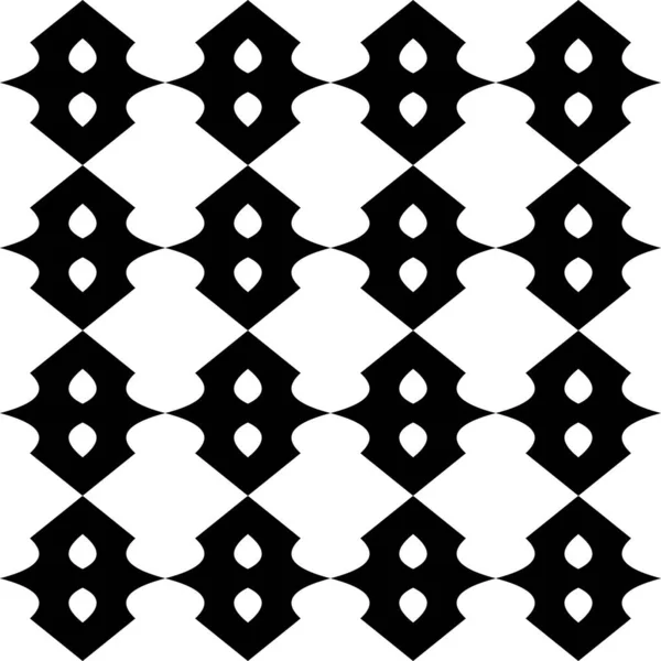 带条纹线的几何图案 无缝的背景 黑白纹理 抽象的老式几何壁纸无缝图案 现代风格的纹理 重复的几何图案瓷砖交错排列 简单的格子图形设计 — 图库照片