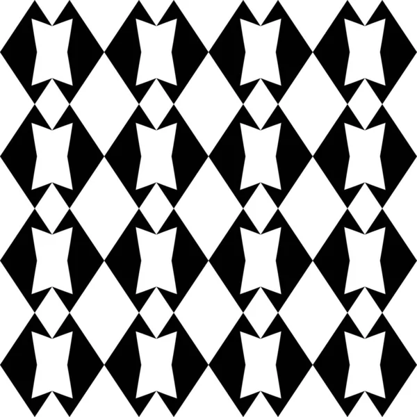 ストライプラインを持つ抽象幾何学的パターンシームレスな背景黒と白のテクスチャ抽象的なヴィンテージ幾何学的壁紙シームレスなパターン現代的なスタイリッシュなテクスチャ幾何学的なパターンタイルのねじれの正方形を繰り返しますシンプルな格子グラフィックデザイン — ストック写真