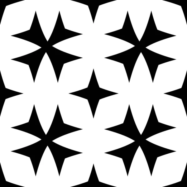 Abstract Geometrisch Patroon Met Streepjeslijnen Een Naadloze Achtergrond Zwart Witte — Stockfoto