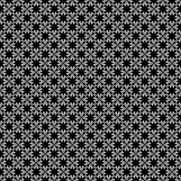 Vektörsüz desen. Modern stil dokusu. Çizgili geometrik fayansların tekrarı. Çizgiler, çizgiler ve çizgilerle soyut geometrik desen. Siyah ve beyaz desen. Basit kafes çizimi..