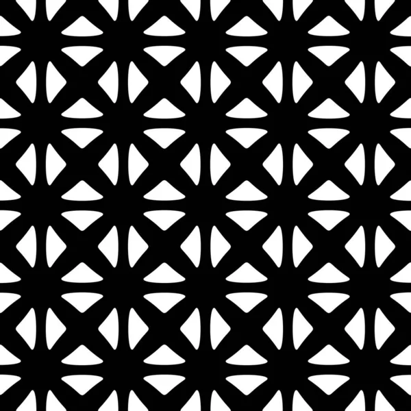 黒と白の要素を持つダイヤモンドの形の背景を繰り返します 抽象的な幾何学的なパターン 細い線を交差する抽象的な幾何学的なパターン — ストック写真
