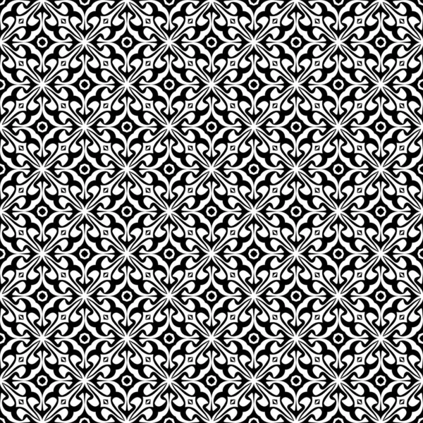 Enfärgad Geometrisk Sömlös Mönstersvartvitt Enkel Form Geometrisk Sömlös Mönster Bakgrundmodern — Stockfoto