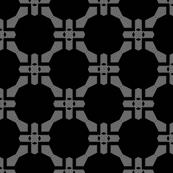 Black and White Lines Only Op Art Design,Vector Seamless Pattern Background.Seamless monochrome pattern geometric optical illusion.Design monochrome textured illusion background. Abstract striped torsion backdrop.Abstract pattern black and white.